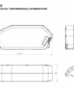 E-Bike Vision - EBV Batterie De Cadre Compatible Bosch Active (Plus) / Performance (CX) 36 V -Vélos électriques Soldes e bike vision batterie de cadre compatible bosch active performance 2 3840x2160