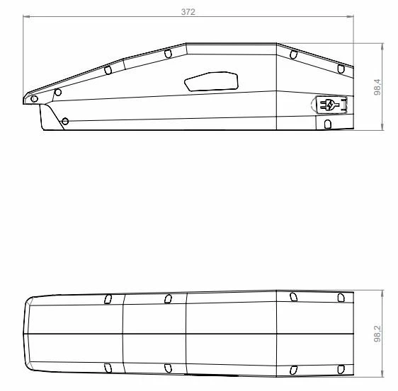 E-Bike Vision - EBV Batterie De Cadre Compatible Yamaha (PW / ST / TE / CE) 36 V 4 E-Bike Vision - EBV Batterie De Cadre Compatible Yamaha (PW / ST / TE / CE) 36 V – Image 2