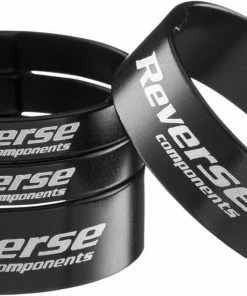 Reverse Components Reverse - Set D'entretoises De Direction “Spacer 1 1/8" -Vélos électriques Soldes reverse set entretoises de direction spacer 1 1 8 pouces noir 3840x2160