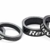 Reverse Components Reverse - Set D'entretoises De Direction Carbone 10mm / 5mm 1 1/8" (noir) -Vélos électriques Soldes reverse set entretoises direction carbone 3840x2160