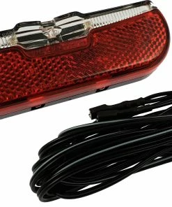 Trelock - LS 614 DUO FLAT SIGNAL - Feu Arrière Pour Vélo électrique -Vélos électriques Soldes trelock ls 614 duo flat signal feu arriere pour vae cable lumiere 3840x2160
